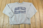 Vintage 1990s Grand Valley State University Collegiate The Cotton Exchange Heavyweight Crewneck