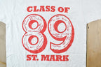 Vintage 1990s St Mark Class Of 89 Souvenir T-Shirt