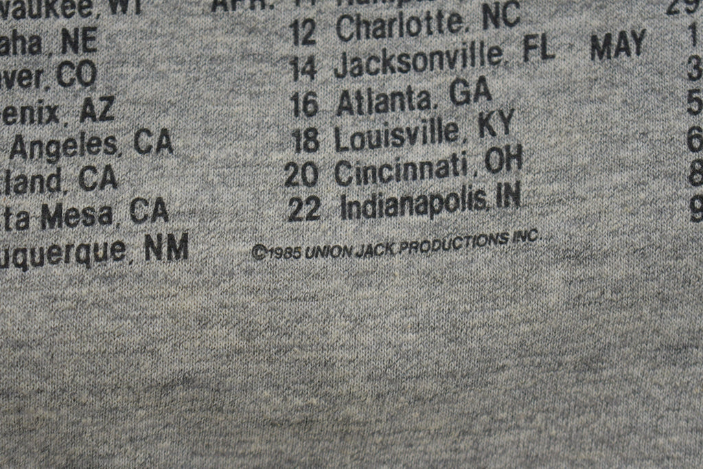 Vintage 1985 The Firm Distressed Band Muscle T-Shirt