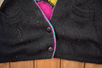 Vintage 1990s Cervelle Abstract Pattern Knit Cardigan Sweater
