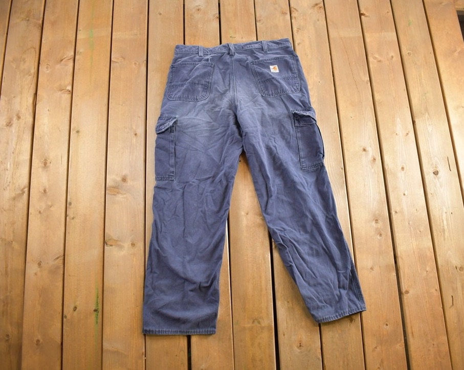 Vintage 1990s Carhartt Flame Resistant Work Pants Size 36x34