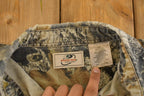 Vintage 1990s Mossy Oak Apparel Tree Camo Cloth Button Up Shirt Men's L / Vintage Button Up / Hunting / Outdoors