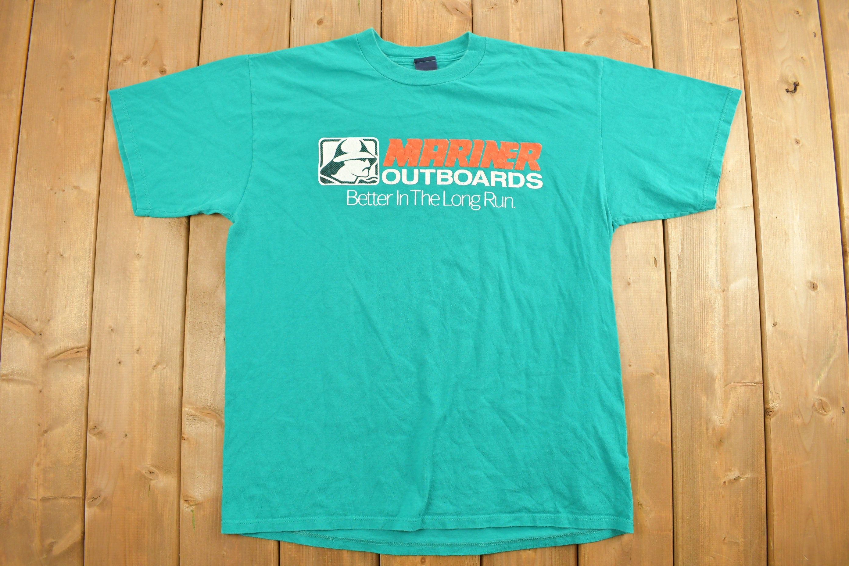 Vintage 1990s Mariner Outboards Graphic T-Shirt
