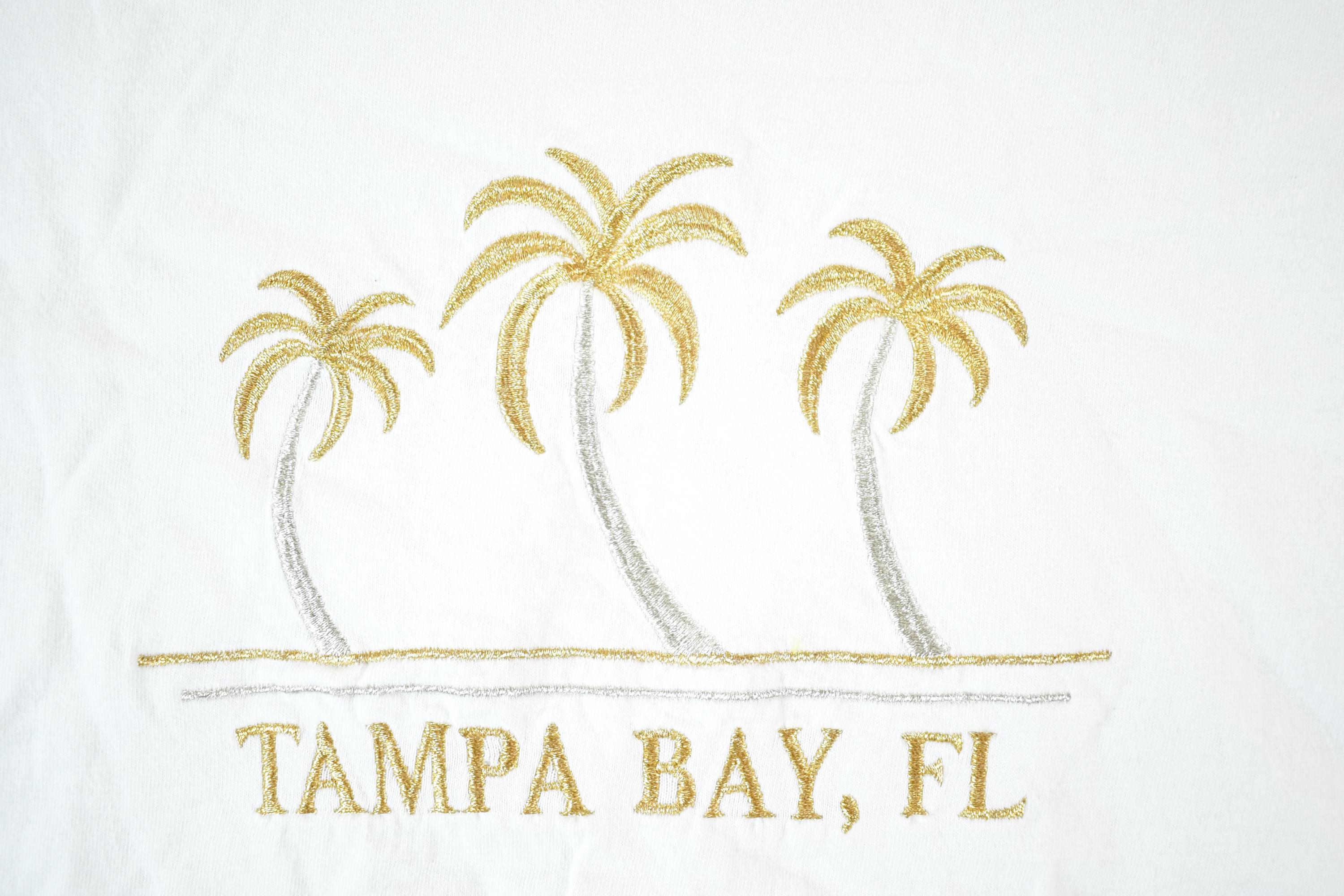 Vintage 1990s Tampa Bay Florida Florida Palms Souvenir T-Shirt Mens XL