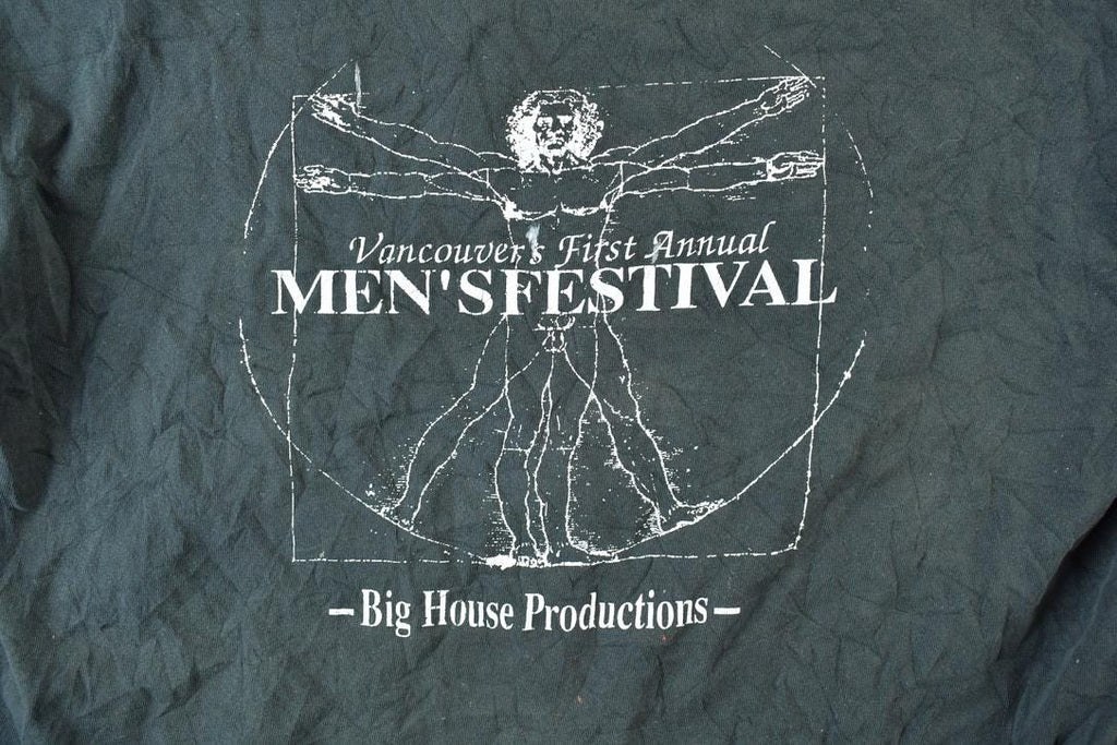 Vintage 1990s Vancouver Mens Festival Souvenir T-Shirt