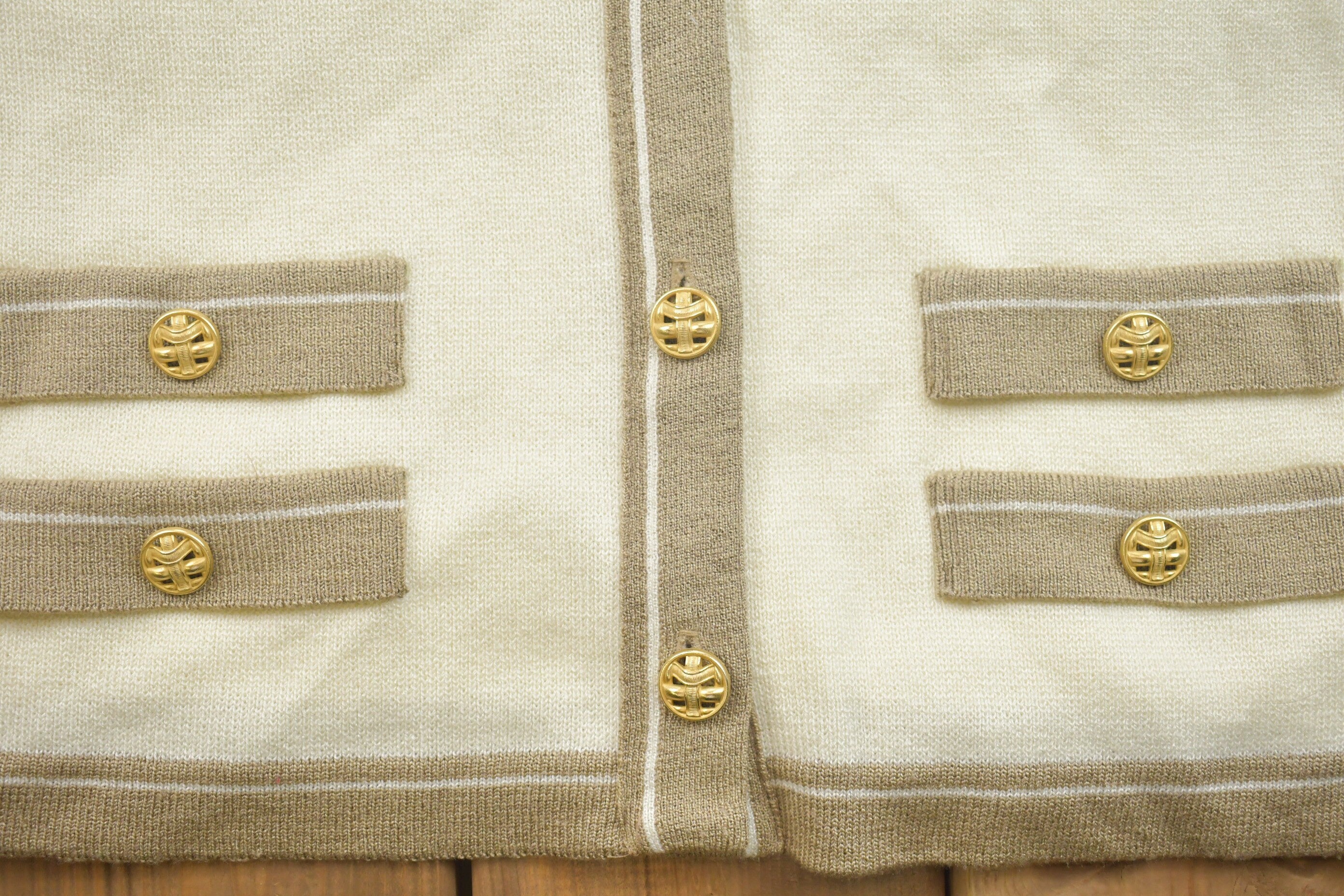 Vintage 1990s Mita Knitted Button Up Cardigan
