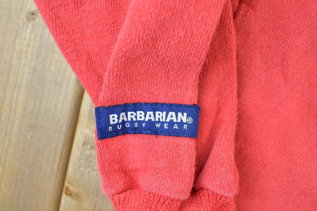 Vintage 1990s Sacred Heart Huskies Button Up Rugby Shirt