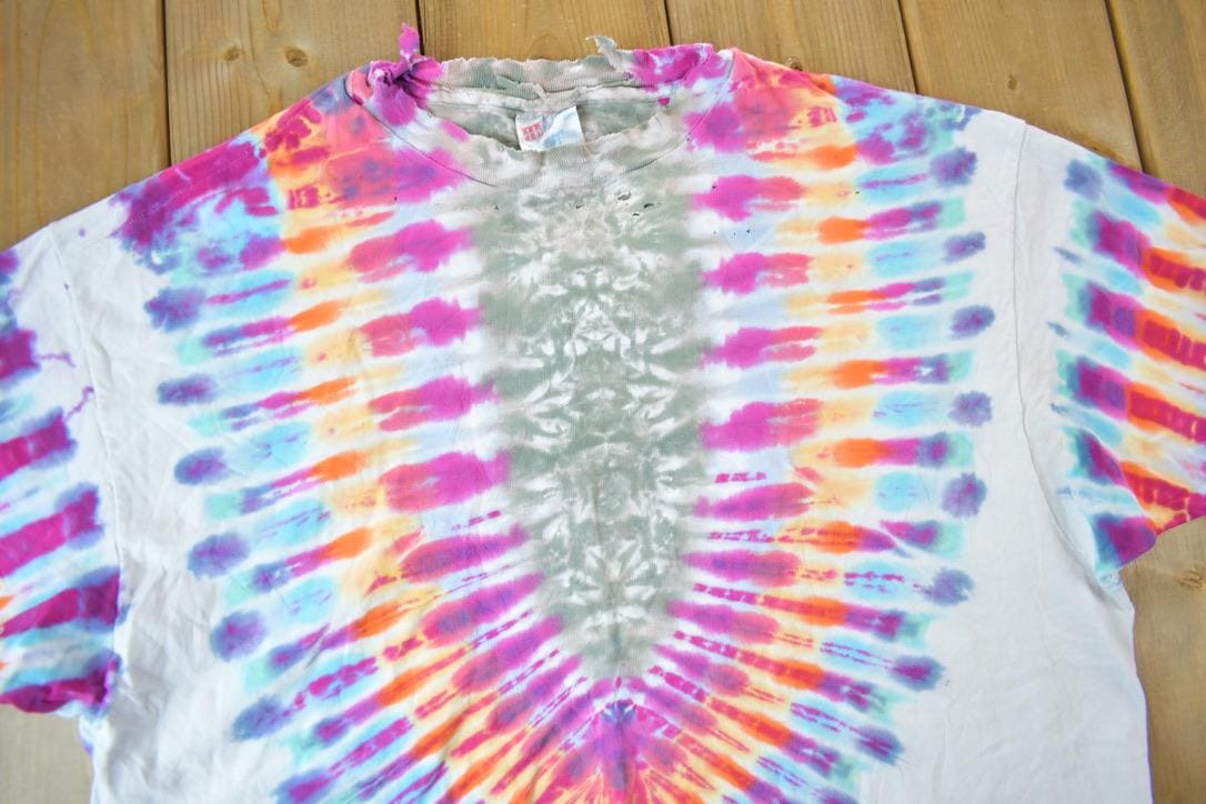 Vintage 1990s Colourful Tie Dye T-Shirt