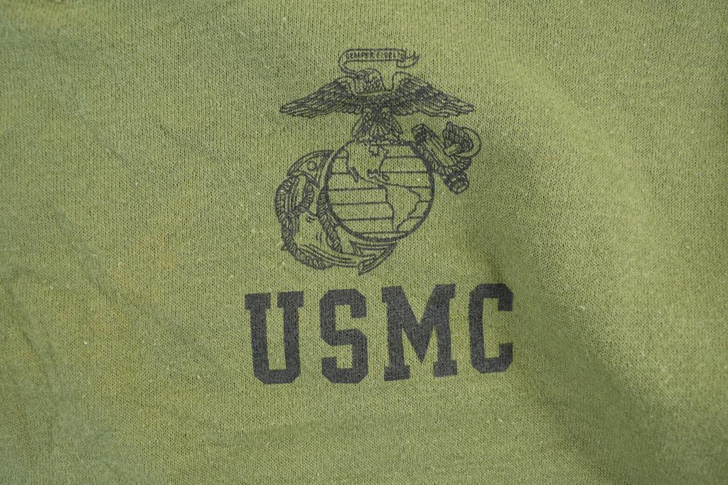 Vintage Military Army Green Militaria Crewneck Sweater