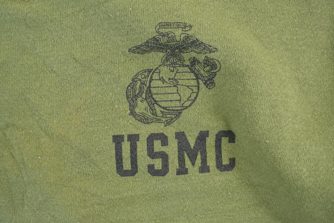 Vintage Military Army Green Militaria Crewneck Sweater