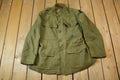 Vintage WWI Military Battledress Button Up Army Jacket