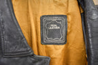 Vintage 1970s Real Leather Silk Lined Jacket