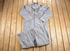 Vintage 1980s Stonecutter Universal Overall Herringbone Jumpsuit