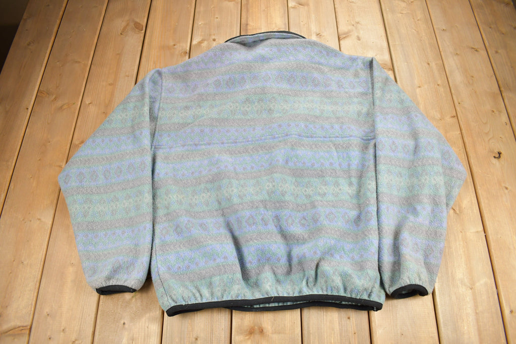 Vintage 1990s Ski Country Imports Quarter Zip Fleece Sweater