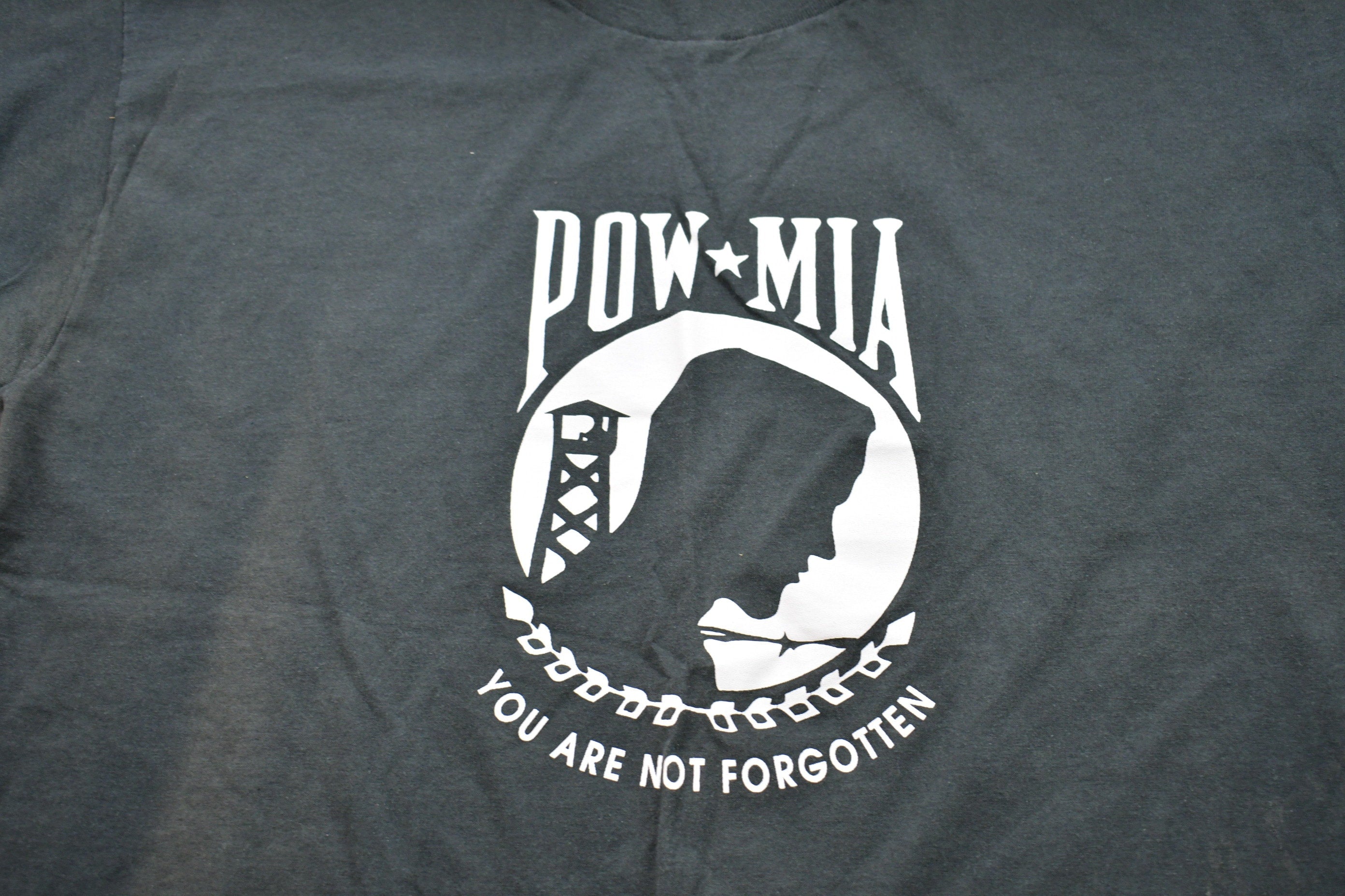 Vintage 1990s Pow Mia Graphic T-Shirt