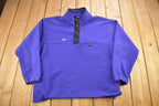 Vintage 1990s White Sierra T Snap Fleece Sweater
