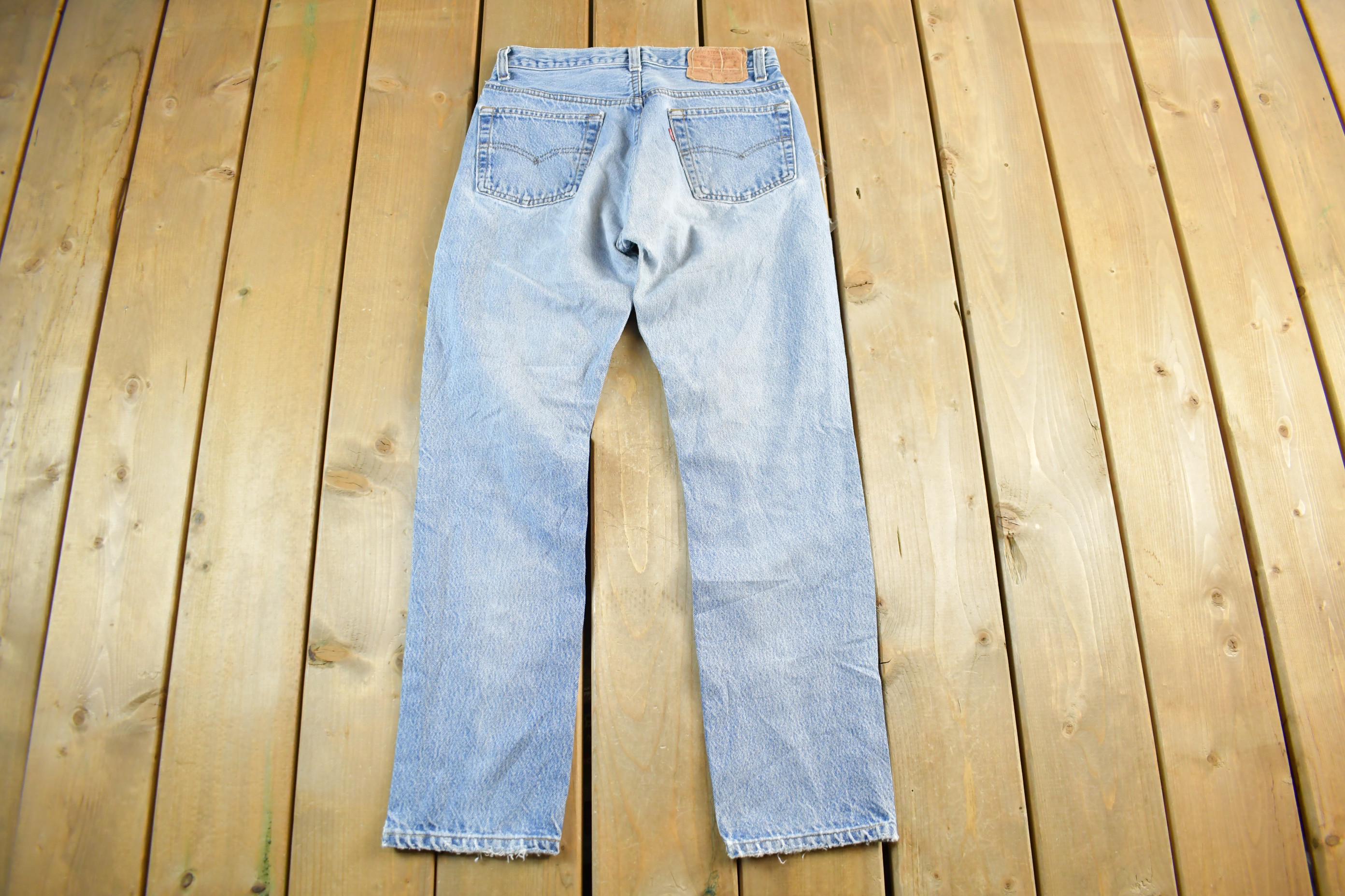 Vintage 1990s Levi's Denim Jeans Men's 28 x 27