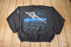Vintage 1990s C-5A Galaxy Air National Guard Graphic Crewneck Sweatshirt Size XL