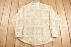 Vintage 1990s True Grit Aztec Fleece Sweater