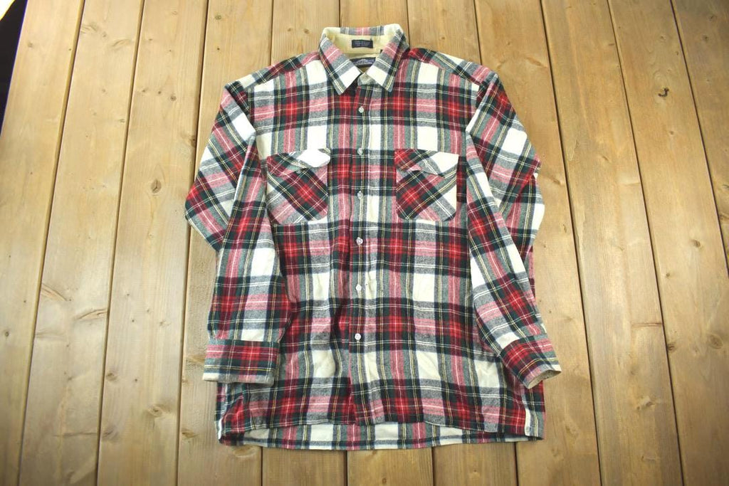 Vintage 1990s Backpacker Plaid Button Up Shirt