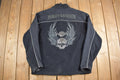 Vintage 1990s Harley Davidson Fleece Zip Up Sweater