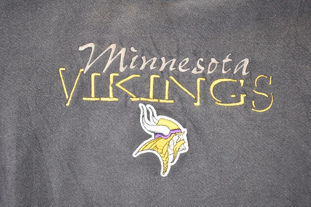 Vintage 1990s Minnesota Vikings Lee Sport NFL Crewneck Sweatshirt Men's M