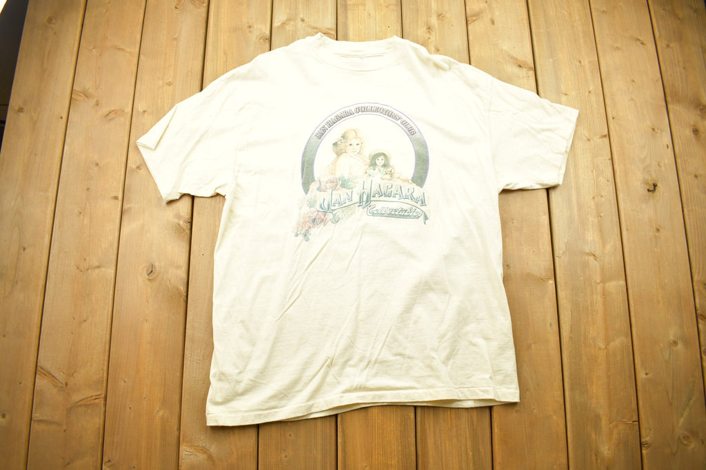 Vintage 1990s Jan Hagara Collectors Club Graphic T Shirt