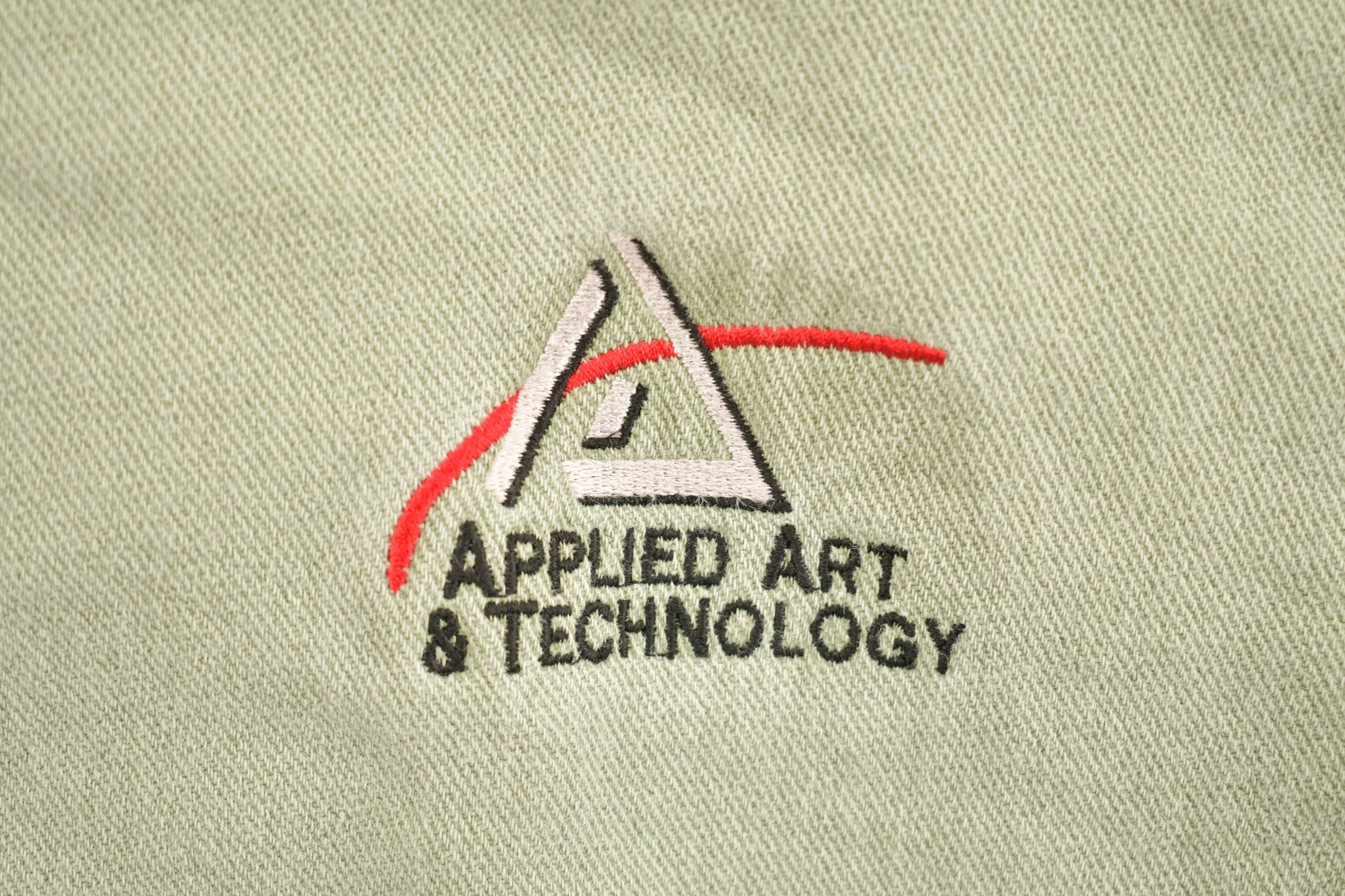 Vintage 1990s Applied Art & Technology Quarter Button Up Sweatshirt