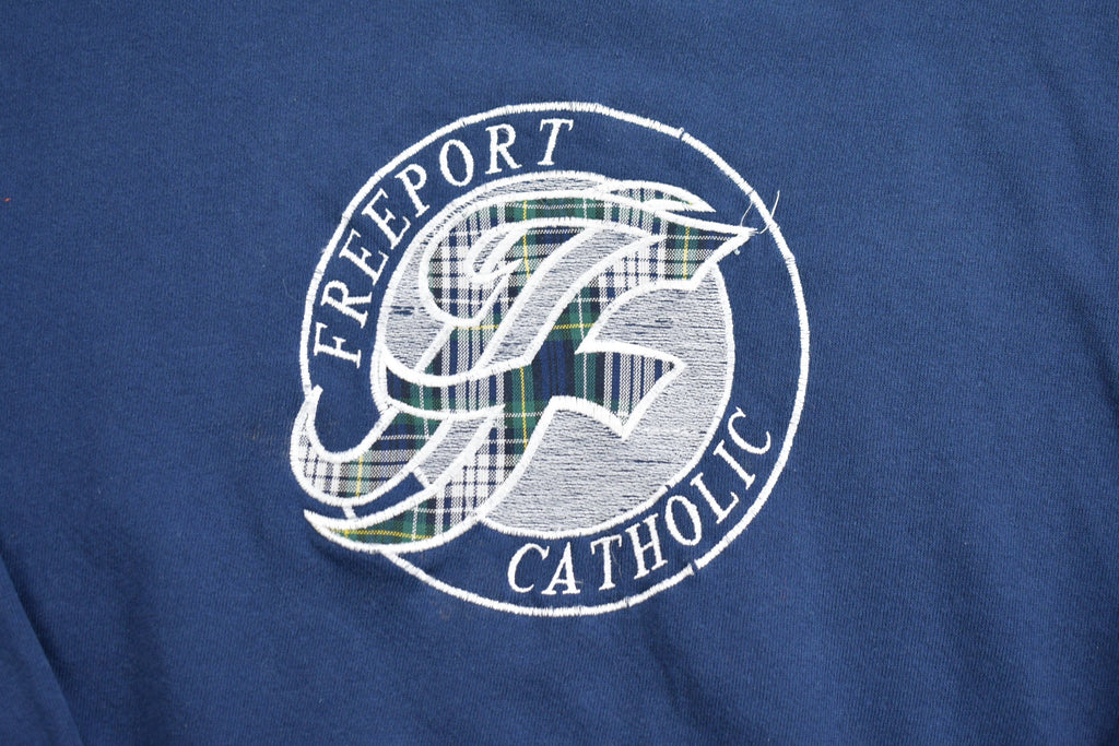 Vintage 1990s Freeport Catholic Crewneck Sweatshirt