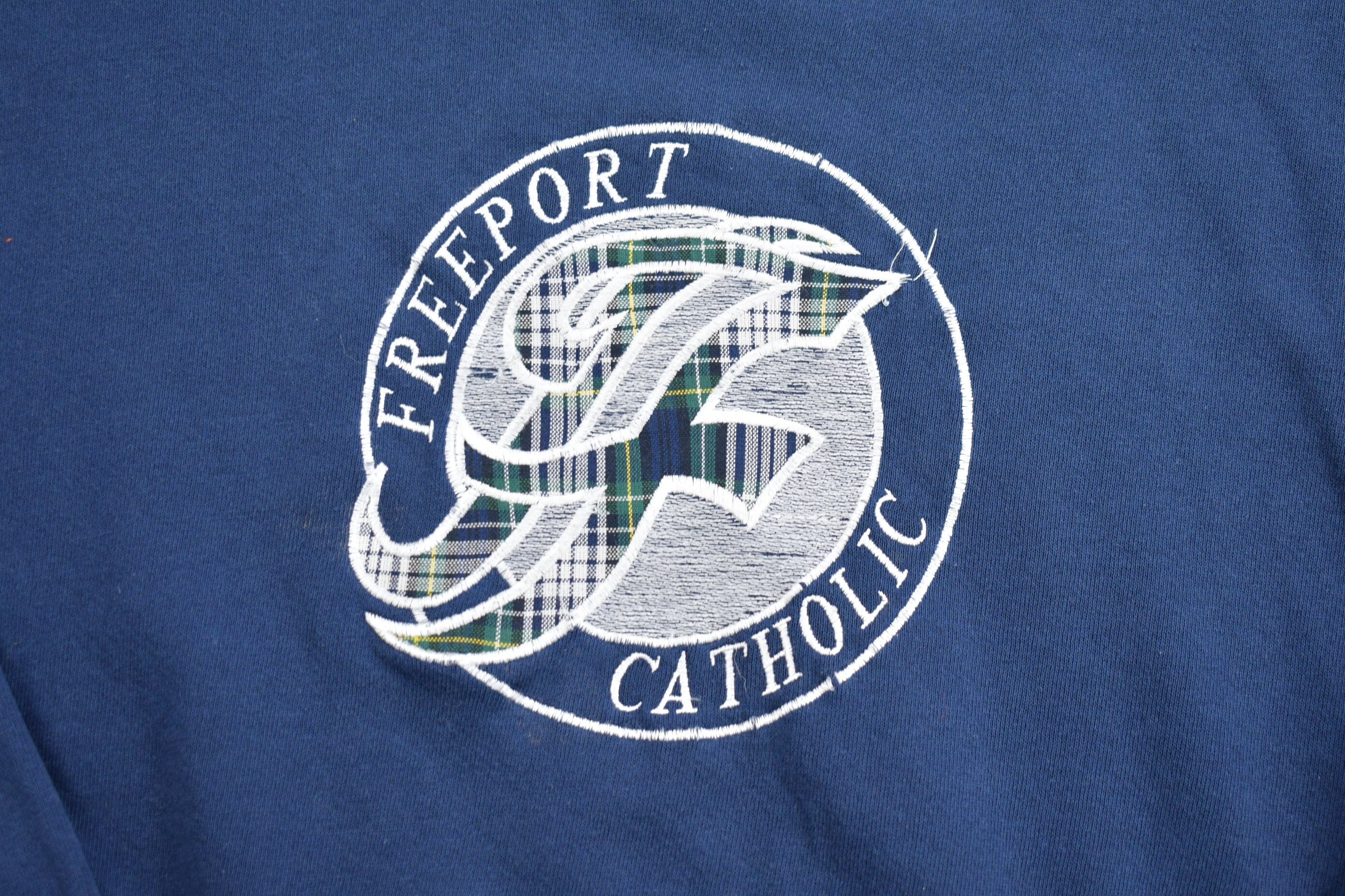 Vintage 1990s Freeport Catholic Crewneck Sweatshirt