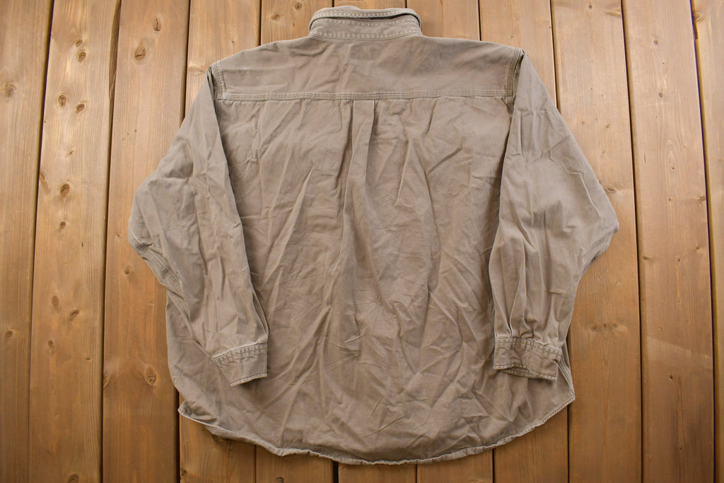Vintage 1990s Carhartt Rugged Outdoor Wear Button Up Shirt