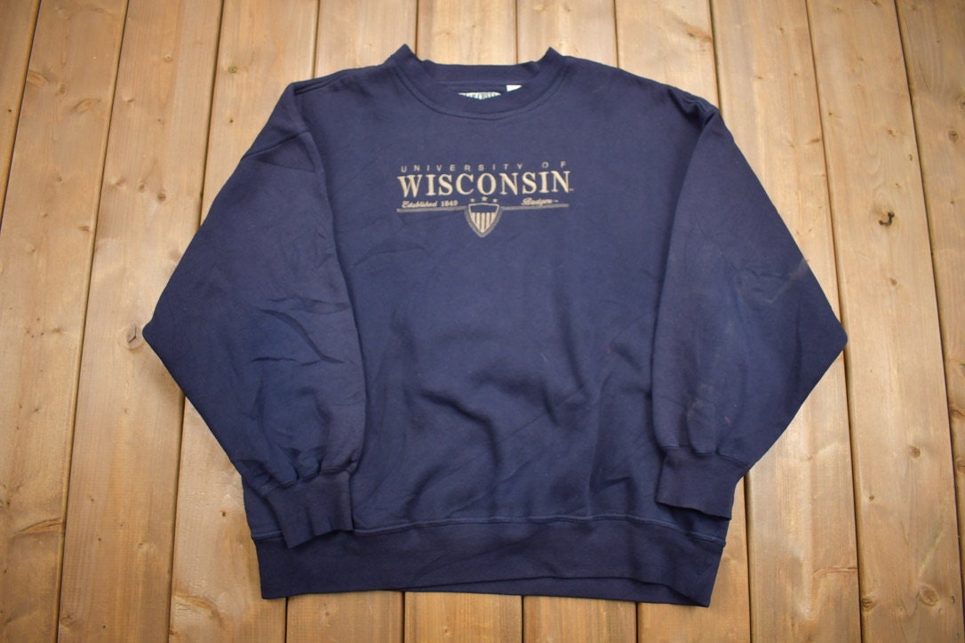 Vintage 1990s University Of Wisconsin Collegiate Crewneck