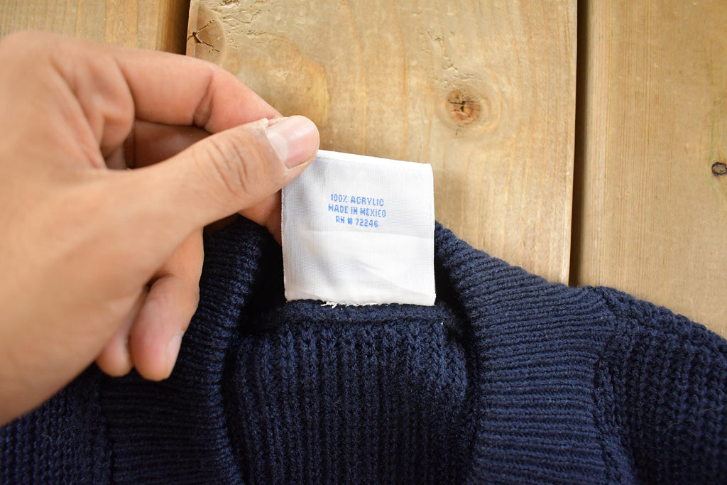 Vintage 2000s USPS Full Zip Knit Sweater Men's XS