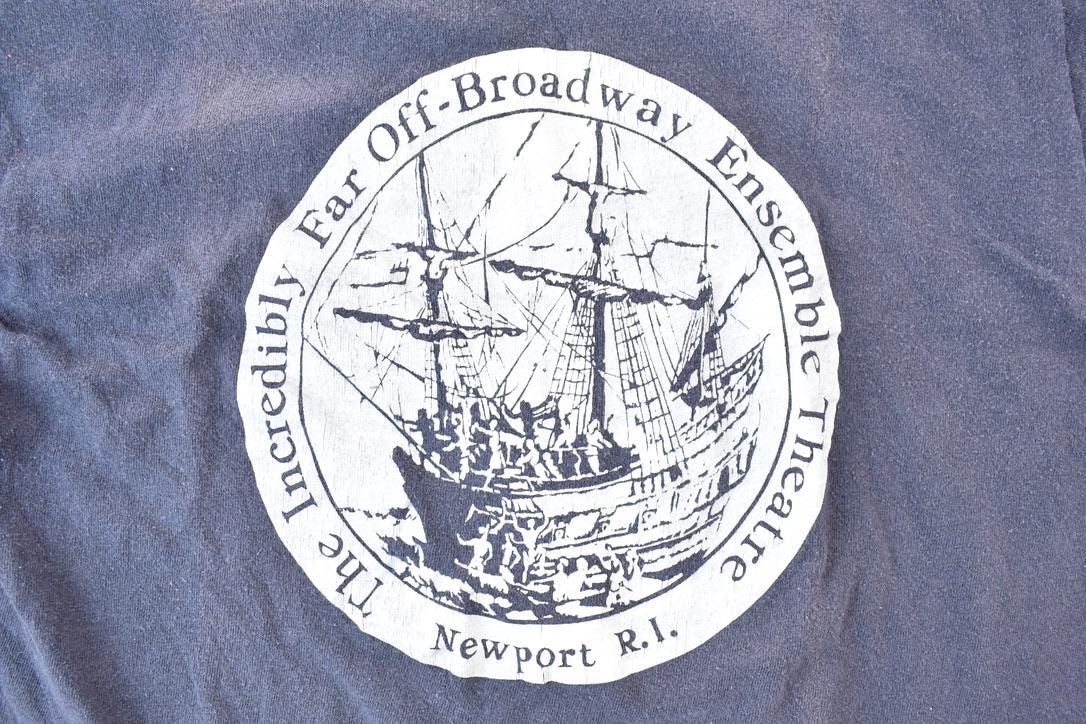 Vintage 1990s Ensemble Theatre Newport Rhode Island Souvenir T-Shirt