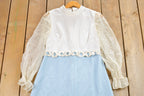 Vintage 1960s Lace Sleeve Dress