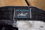 Vintage 1990's Chic Skinny Black Jeans 24 x