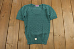 Vintage 1970s Scotch English Scoop Neck Knit Shirt