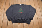Vintage 1990s Endless Designs Christmas Tree Crewneck Sweatshirt