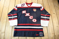 Vintage Y2K Exco Blue Liner Hockey Jersey