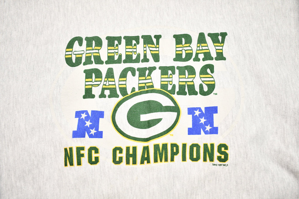 Vintage 1997 Green Bay Packers NFL Champion Reverse Weave Crewneck Sweatshirt