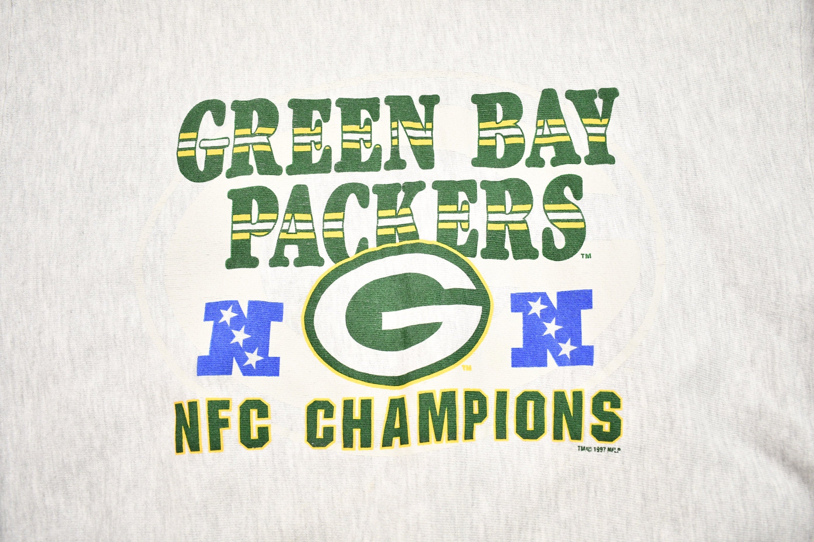 Vintage 1997 Green Bay Packers NFL Champion Reverse Weave Crewneck Sweatshirt