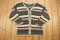 Vintage 1990s Simpatico Knitted Cardigan Sweater