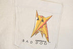 Vintage 1990s Bad Dog Surfing Souvenir Ocean T-Shirt Men's L