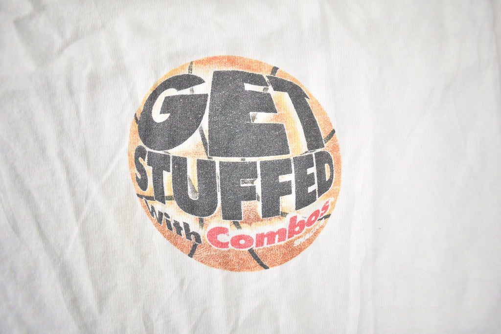 Vintage 1990s Get Stuffed With Combos Single Stitch Graphic T Shirt Made In USA