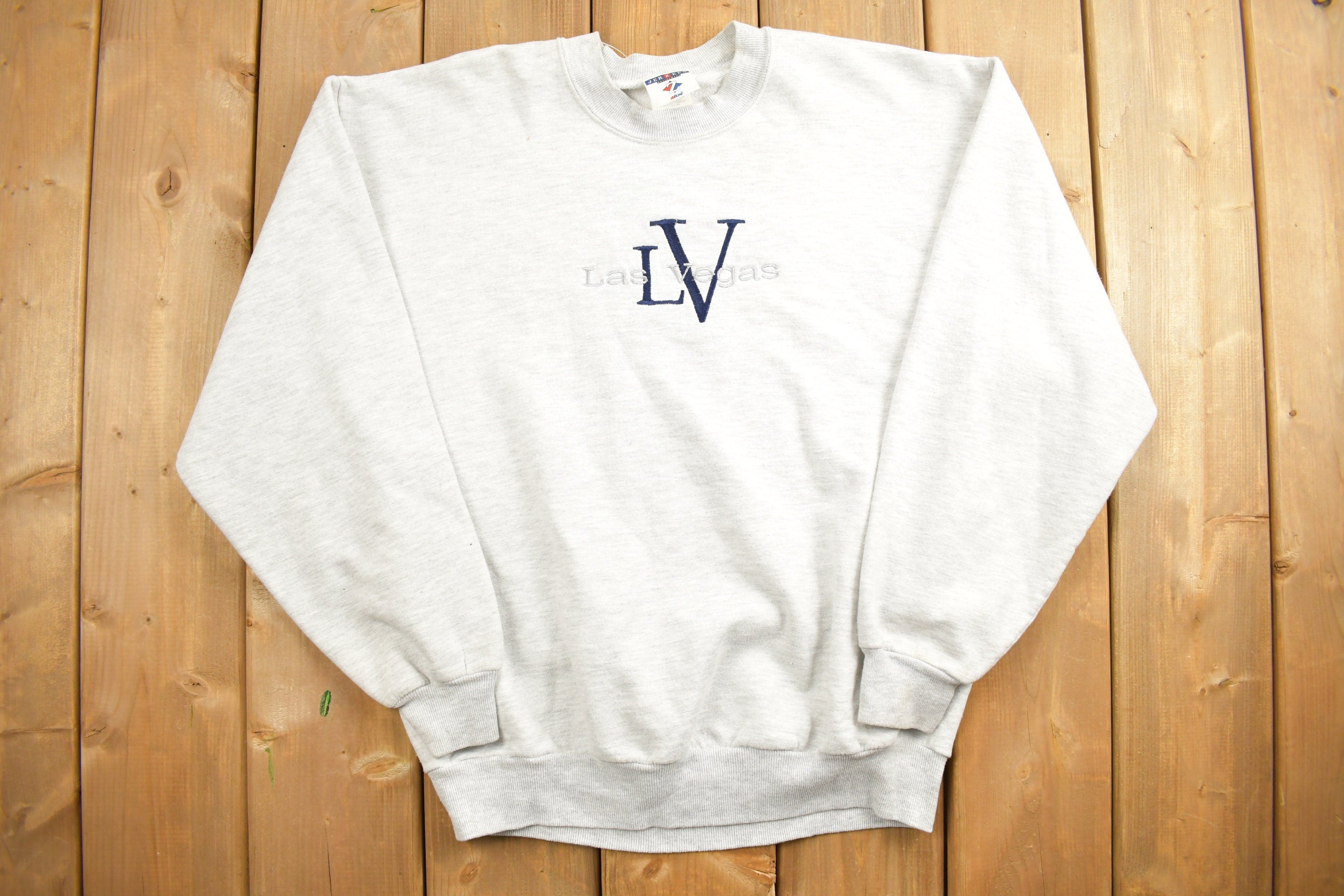 Vintage 1990s LV Las Vegas Jerzees Crewneck Sweatshirt