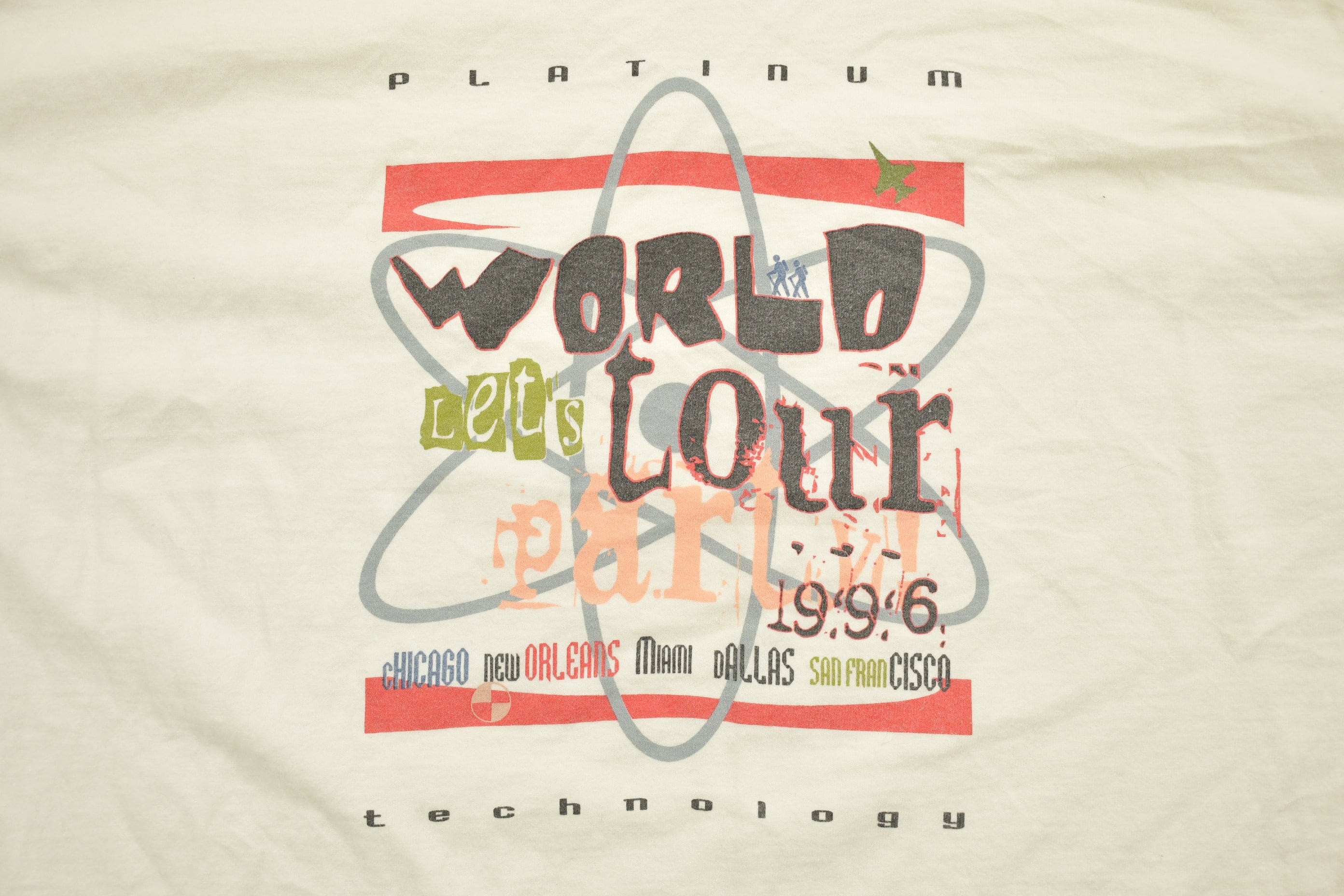 Vintage 1996 Platinum World Tour Graphic T-Shirt