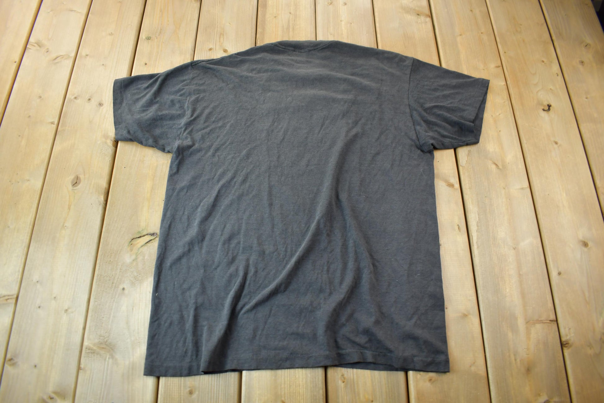 Vintage 1986 Harley Davidson Good guys Wear Black 3 Emblem T-Shirt / Single Stitch / Made In USA / Biker Tee / Souvenir T Shirt