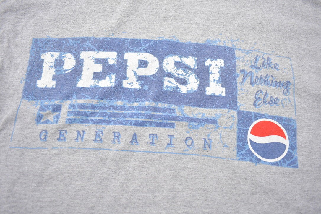 Vintage 1990s Pepsi Soda Like Nothing Else Generation Promo T-Shirt