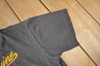 Vintage 1990s Ramsay's Harley Davidson Sydney Nova-Scotia Single Stitch Graphic T-Shirt Made In USA