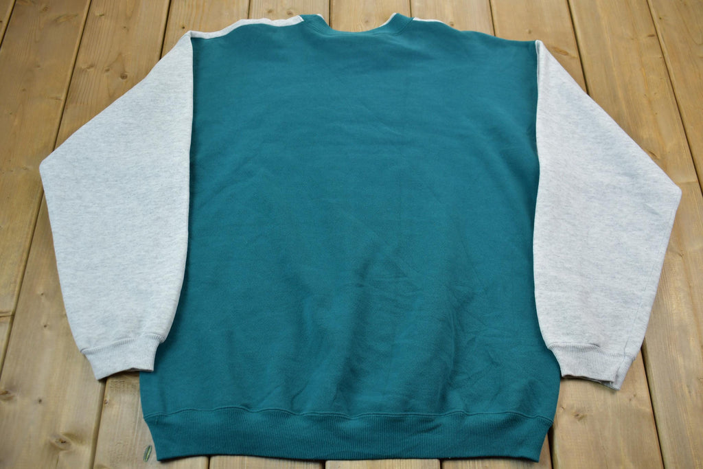 Vintage 1990s Hanes Two toned Blank Crewneck Sweatshirt